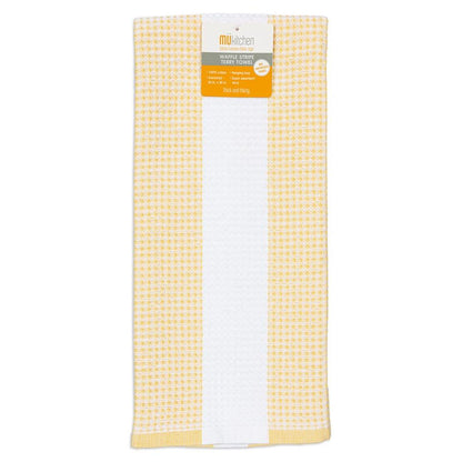 Citrine Mist Waffle Terry Towel