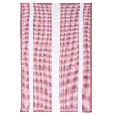 Crimson Waffle Terry Towel