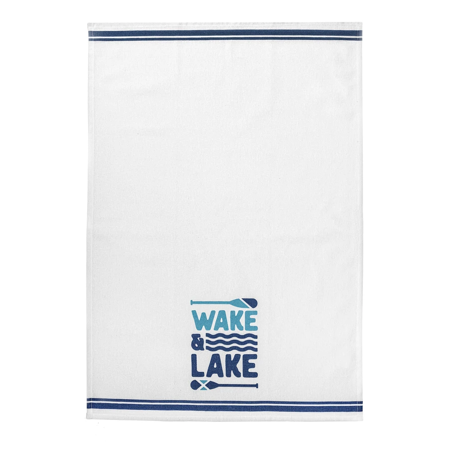 Wake & Lake Designer Print Towel
