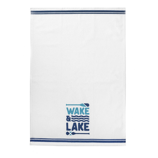 Wake & Lake Designer Print Towel
