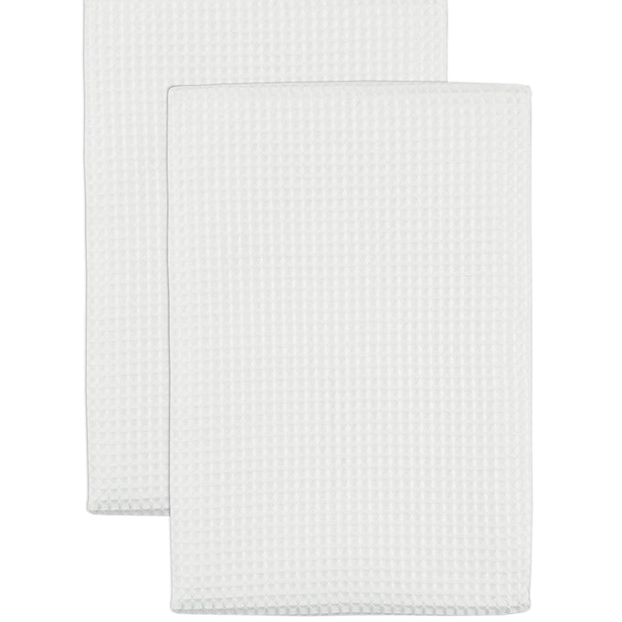 White Waffle Weave Towels