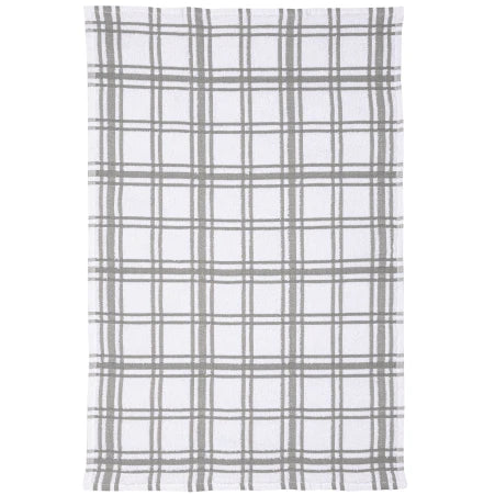Stainless Windowpane Terry Towel
