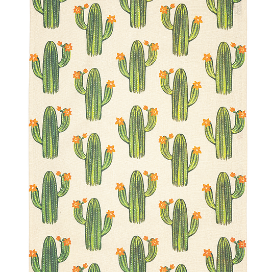 Cactus Designer Print Towel