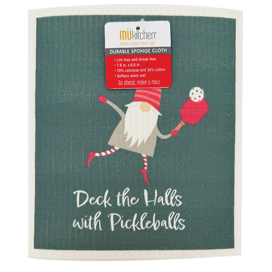 Pickleball Gnomes Sponge Cloth